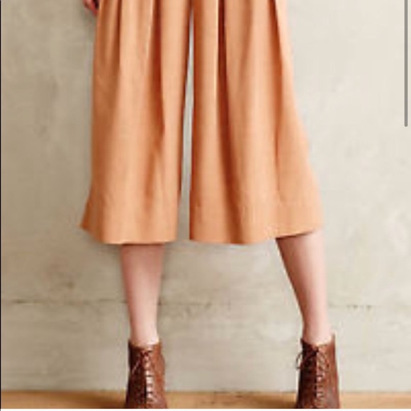 Anthropologie Elevenses MidCalf Wide-leg Pants 6 - Picture 3 of 8